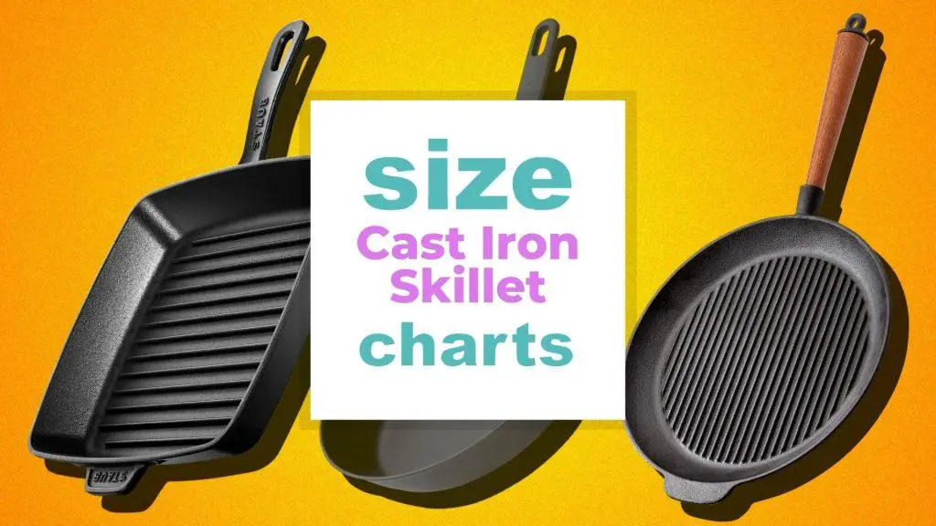Cast Iron Skillet Sizes: What Size Do I Need? size-charts.com