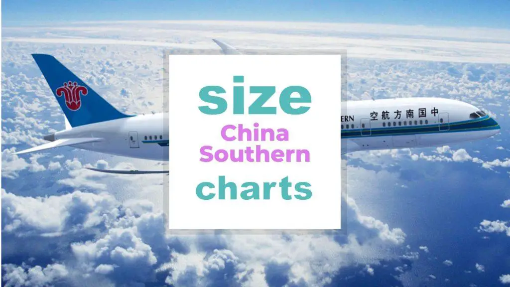 China Southern Airlines Sizes: Luggage, Seats size-charts.com