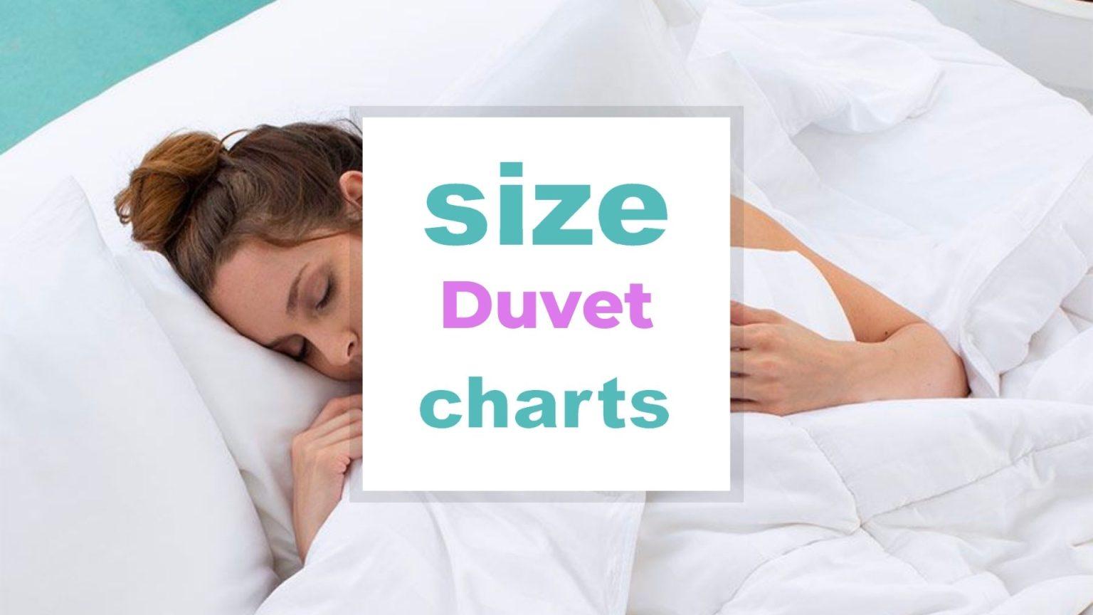 Duvet Sizes: What is a Standard-Size Duvet? - Size-Charts.com - When