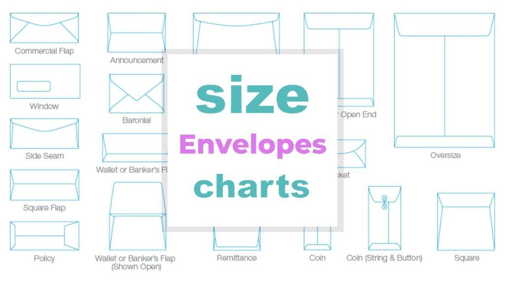 Envelope Size Guide: Commercial, Baronial size-charts.com