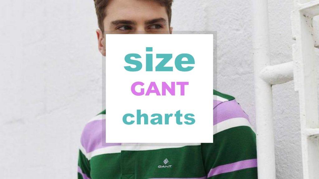 GANT Size Charts size-charts.com