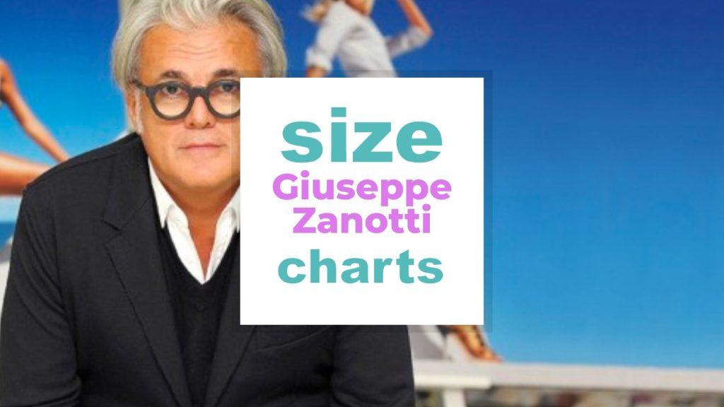 Giuseppe Zanotti Size Charts size-charts.com