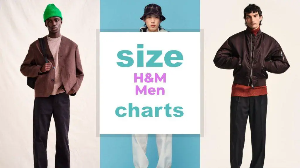 H&M Men's Sizes Chart and Fitting Guide size-charts.com