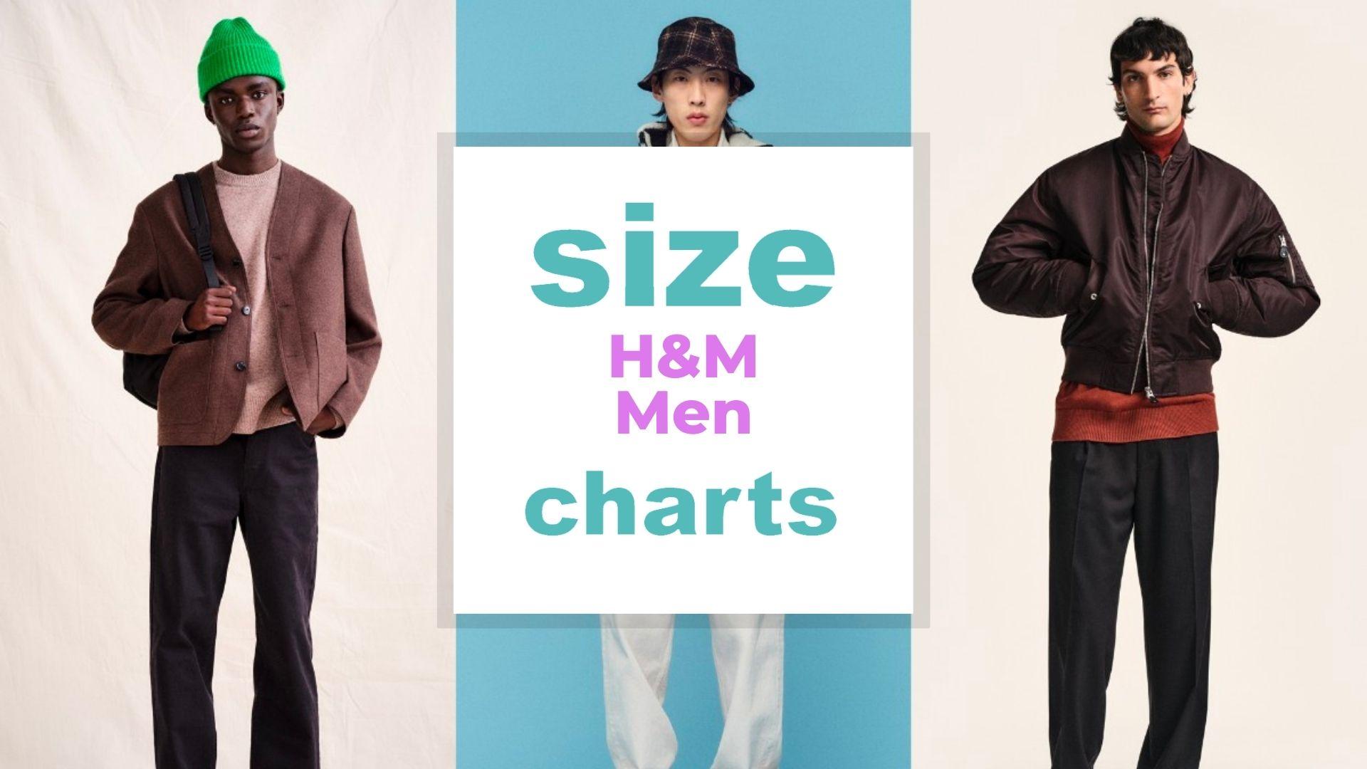 H&M Men's Sizes Chart and Fitting Guide - Size-Charts.com - When size ...