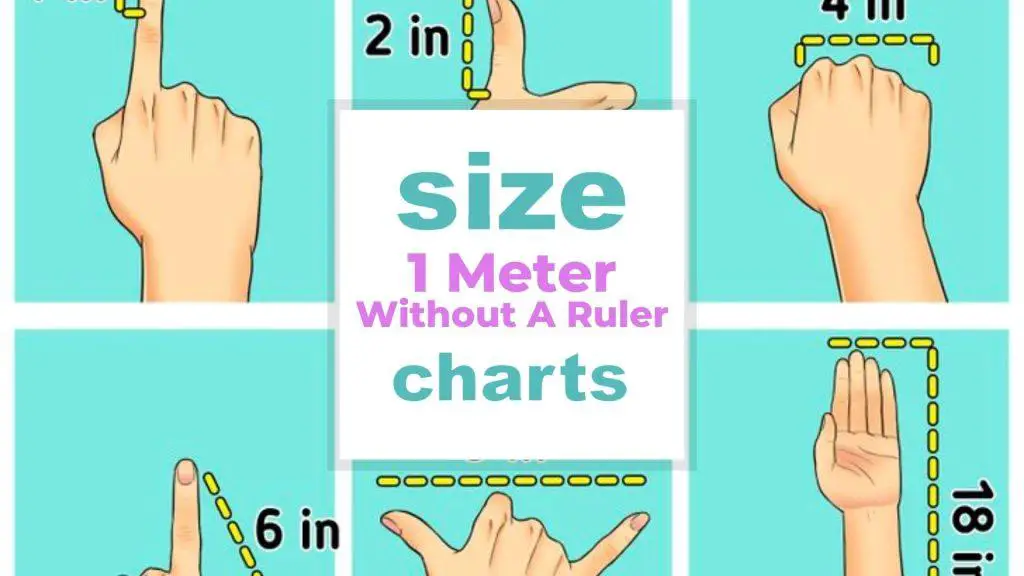 How To Measure 1 Meter Without A Ruler? size-charts.com