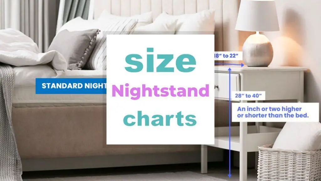 Nightstand Size and Dimensions for Bedroom size-charts.com