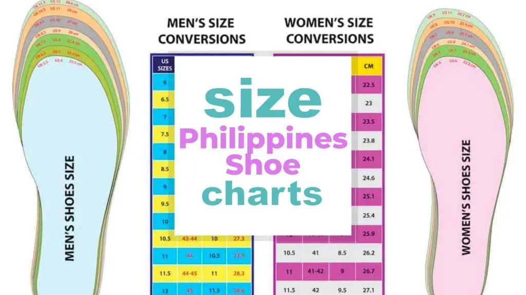 Philippines Shoe Size Chart for Men, Women, Kids size-charts.com