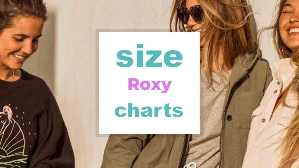 Roxy Size Charts size-charts.com