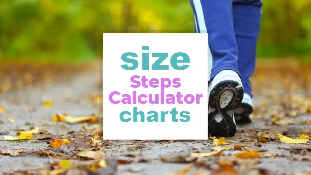 Steps Calculator: Steps in a km + Distances size-charts.com