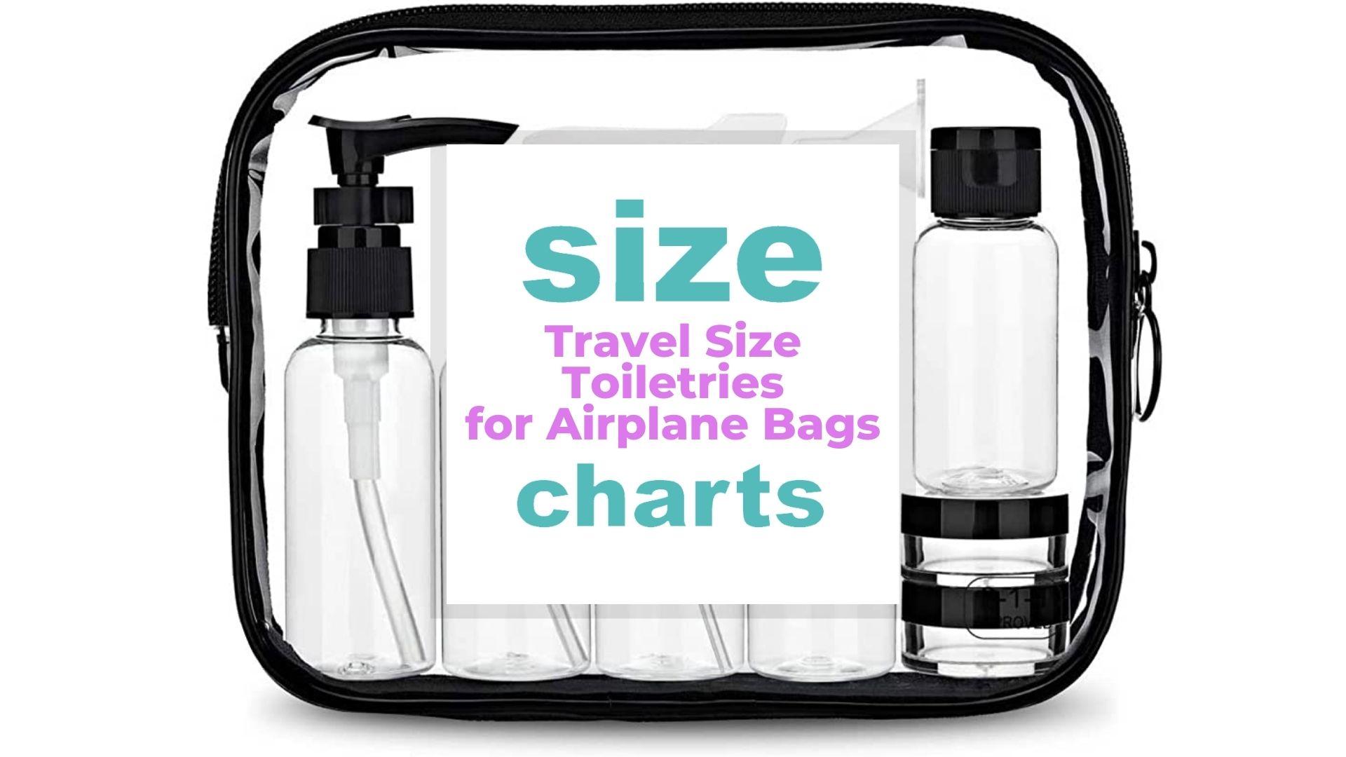 travel size toiletries requirements