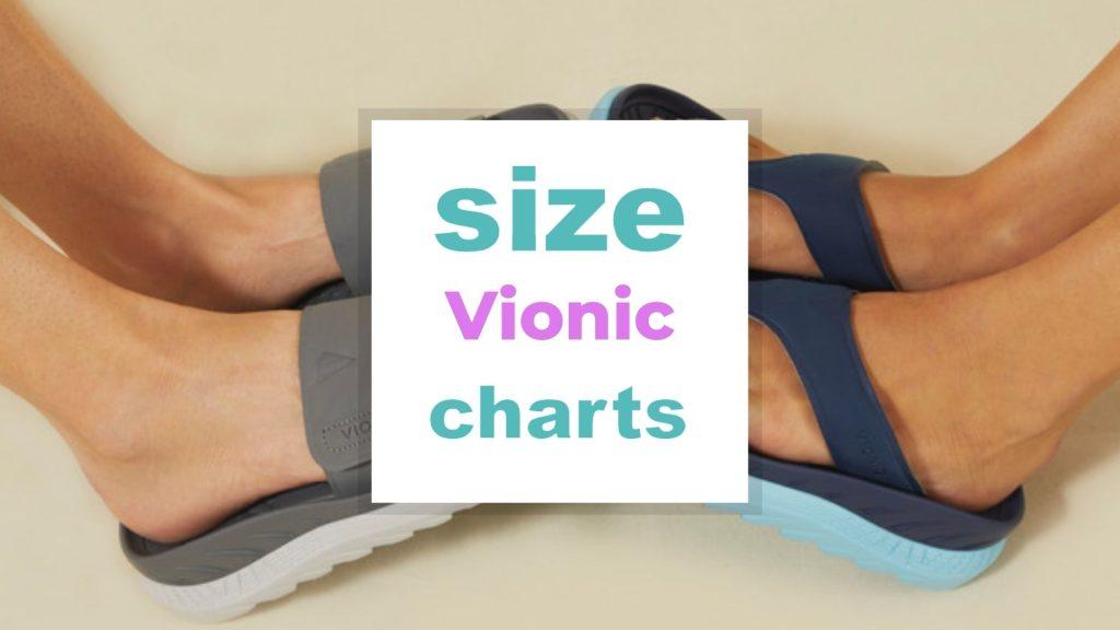 Vionic Shoes Size Chart size-charts.com