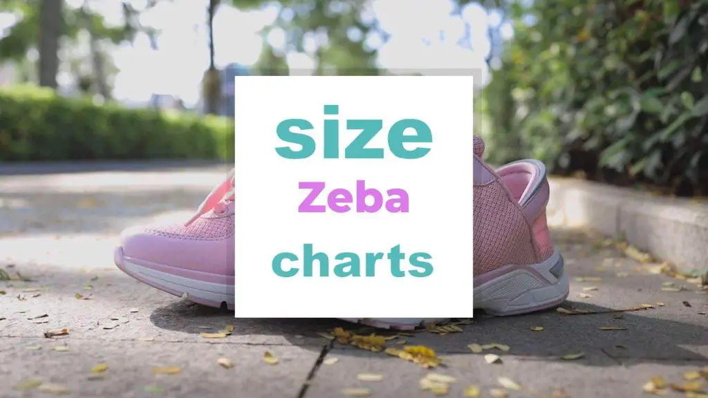 Zeba Size Chart size-charts.com