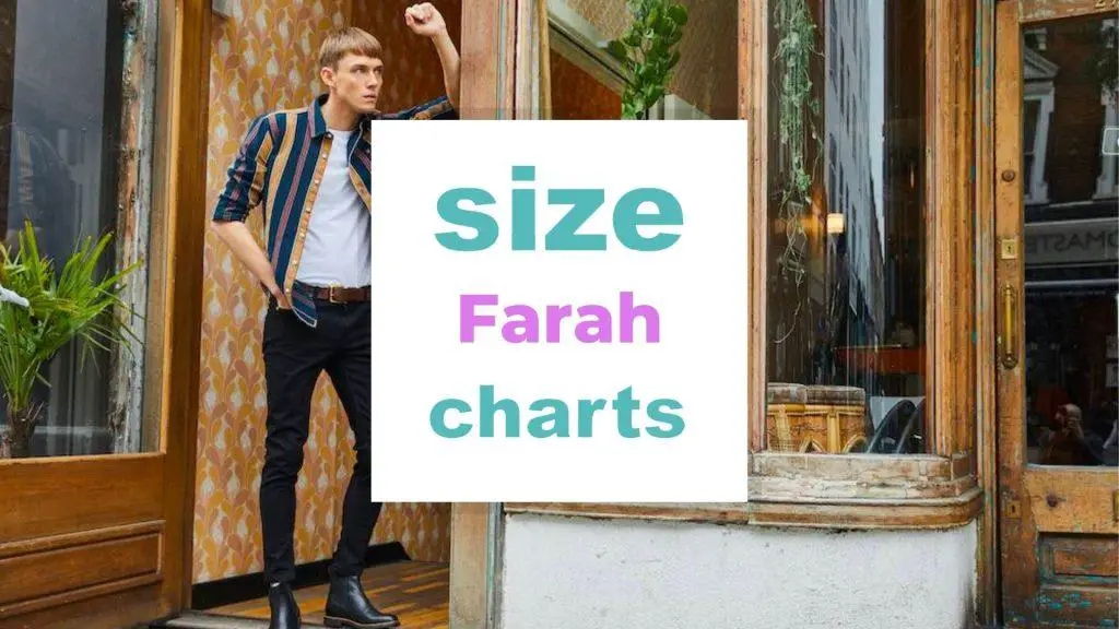 Farah Size Charts size-charts.com