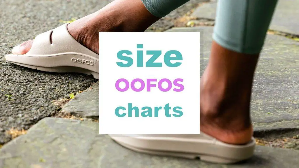 Oofos Size Chart for Women and Men size-charts.com