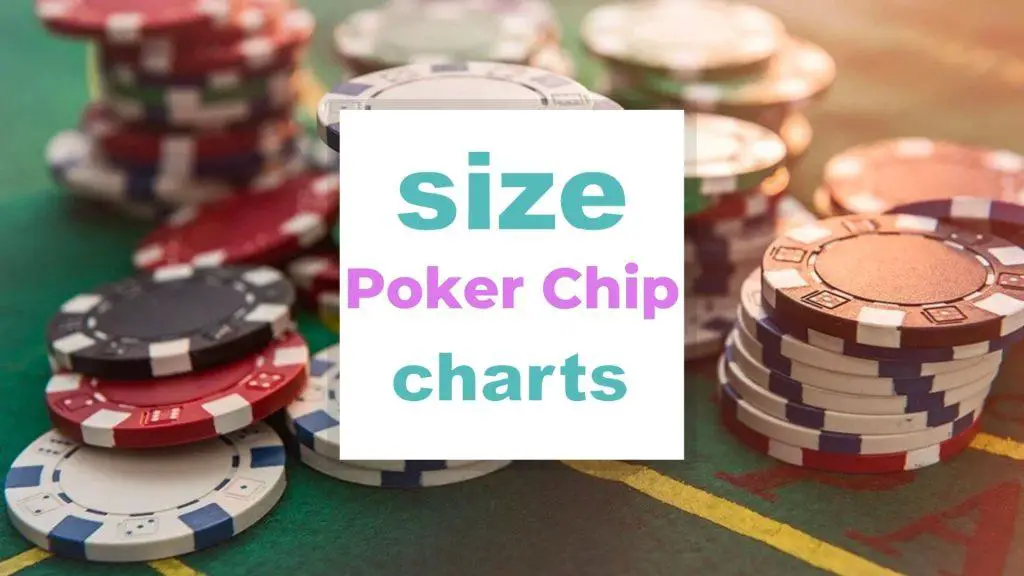 Poker Chip Size Guide size-charts.com