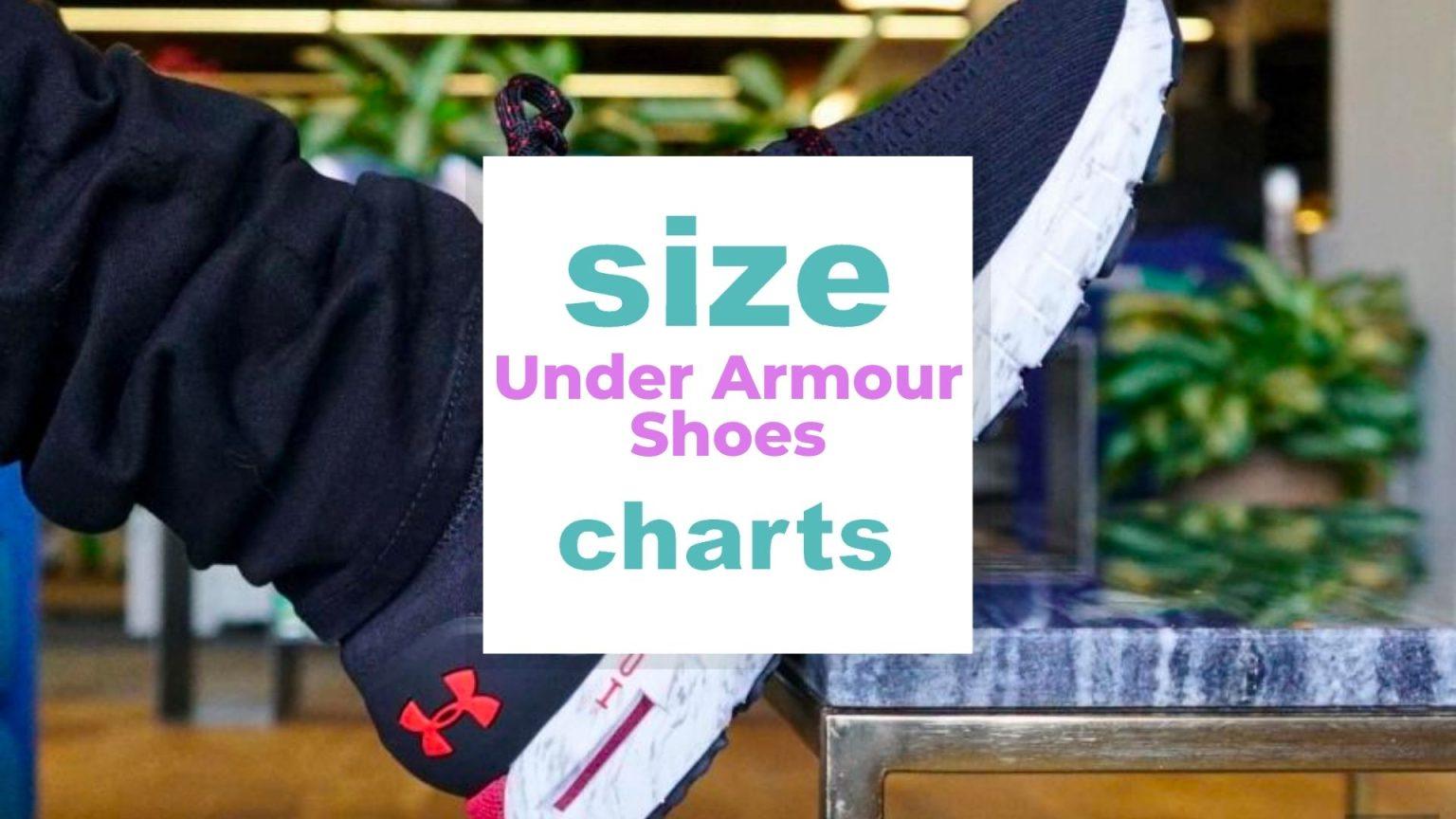 UA Shoe Size Charts Adults and Kids When size matters