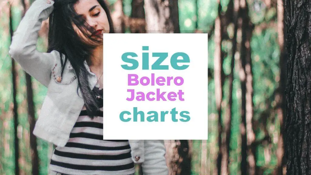 Bolero Jacket Size Chart And Fit Guide for Women size-charts.com