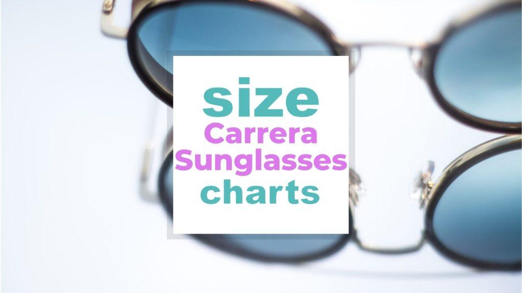 Carrera Sunglasses Size and Fitting Guide for Men & Women size-charts.com
