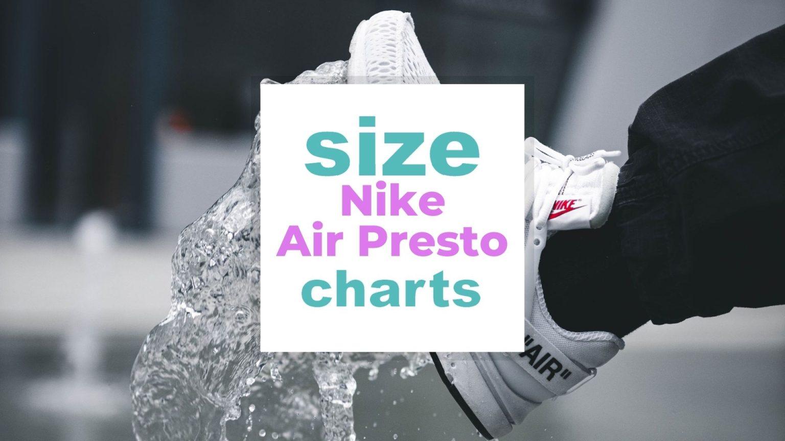 Nike Air Presto Size and Fitting Guide for Men and Women