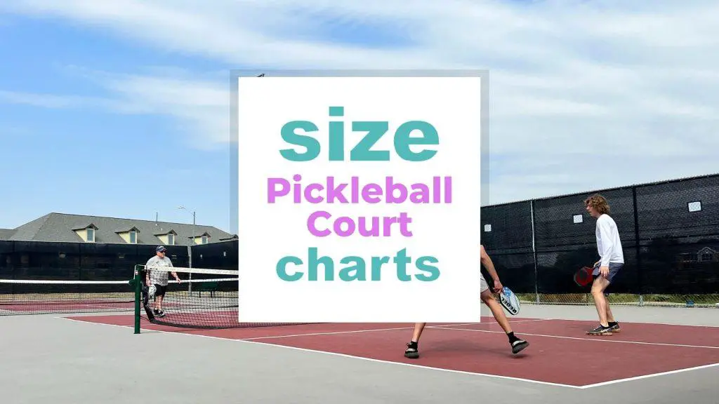 Pickleball Court Size Dimensions by Type in Foot and Meters size-charts.com