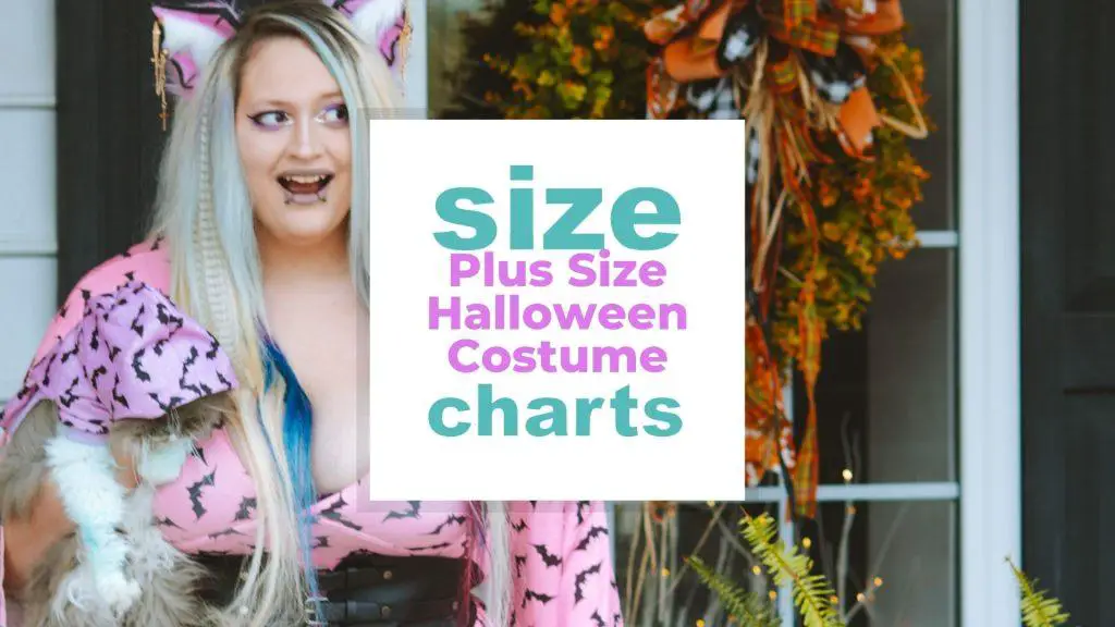 Plus Size Halloween Costume Size Guide for Man and Women size-charts.com