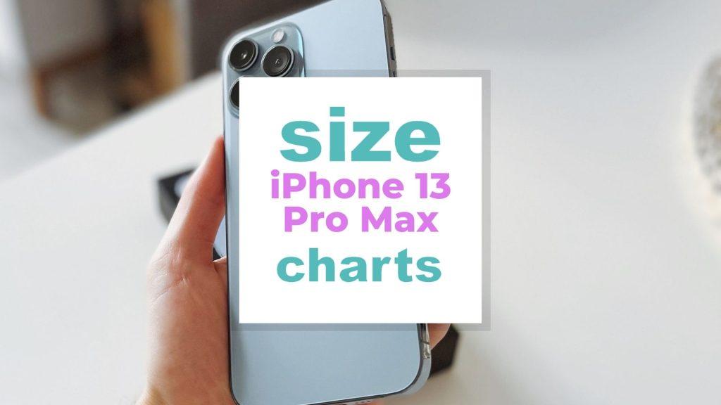 iPhone 13 Pro Max Screen Size Chart vs Other iPhone Dimensions size-charts.com