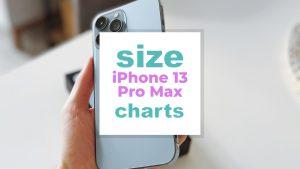 iPhone 13 Pro Max Screen Size Chart vs Other iPhone Dimensions