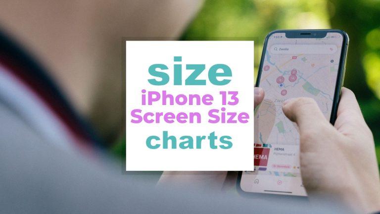 iphone 13 and iphone 12 screen size