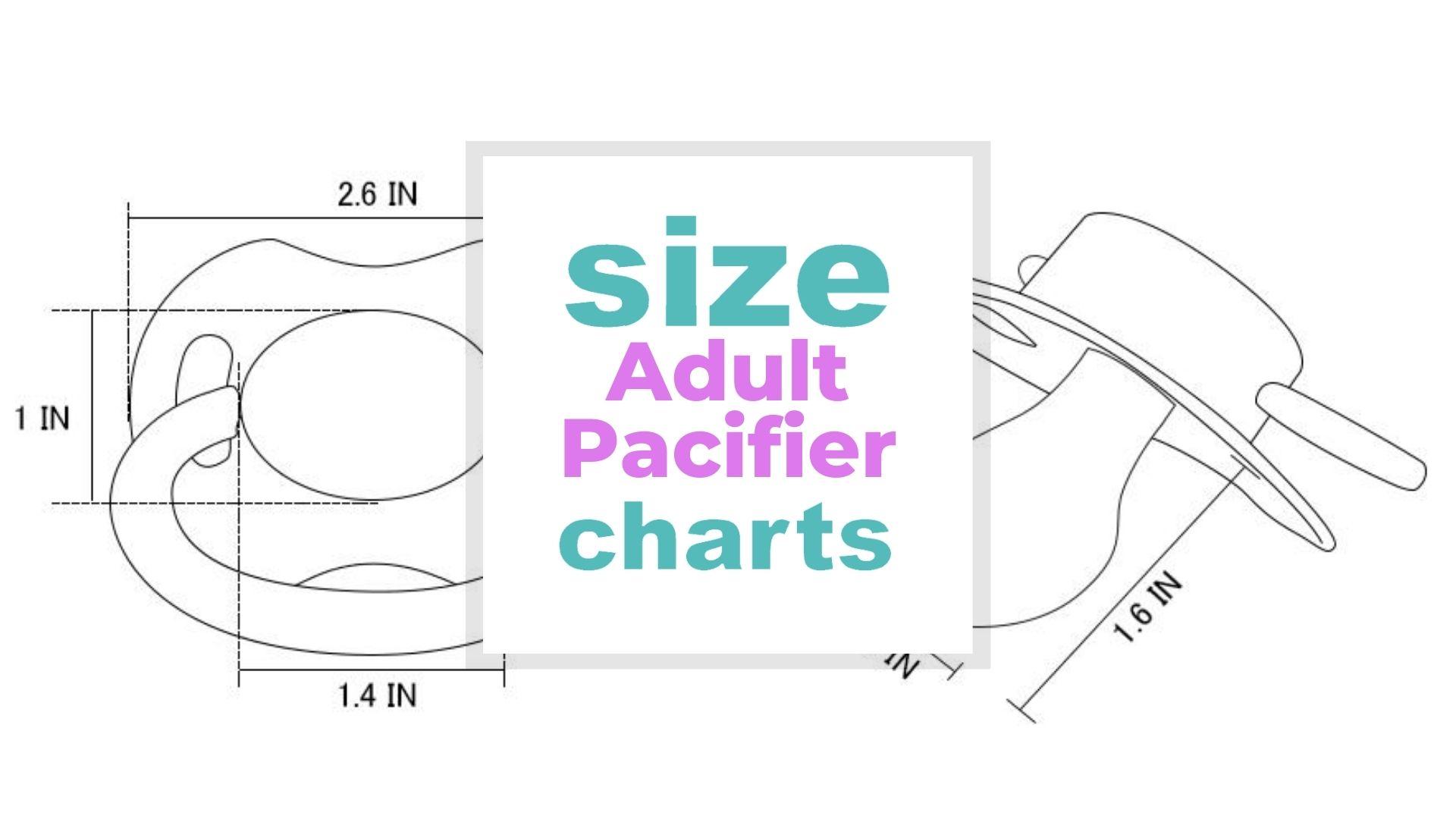 Adult Pacifier Size How Big Should an Adult Pacifier Be?