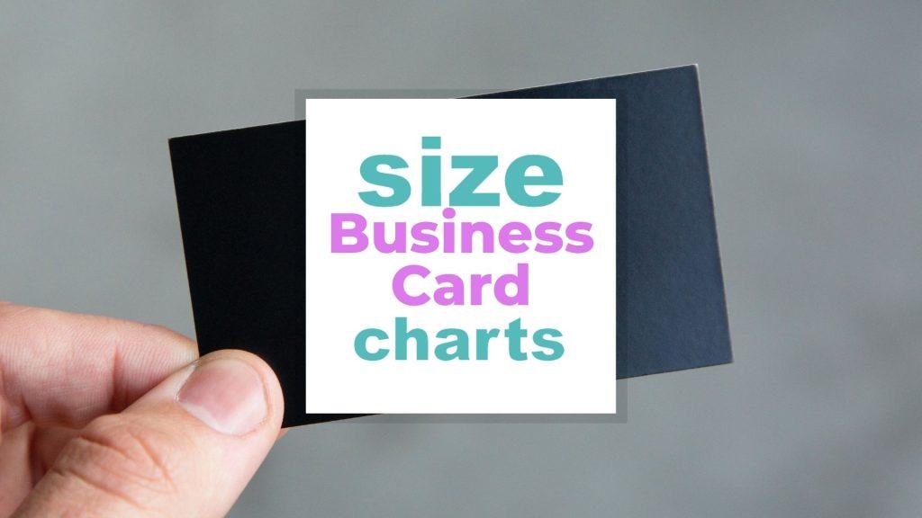 Business Card Dimensions: Standard, International & Special Sizes size-charts.com