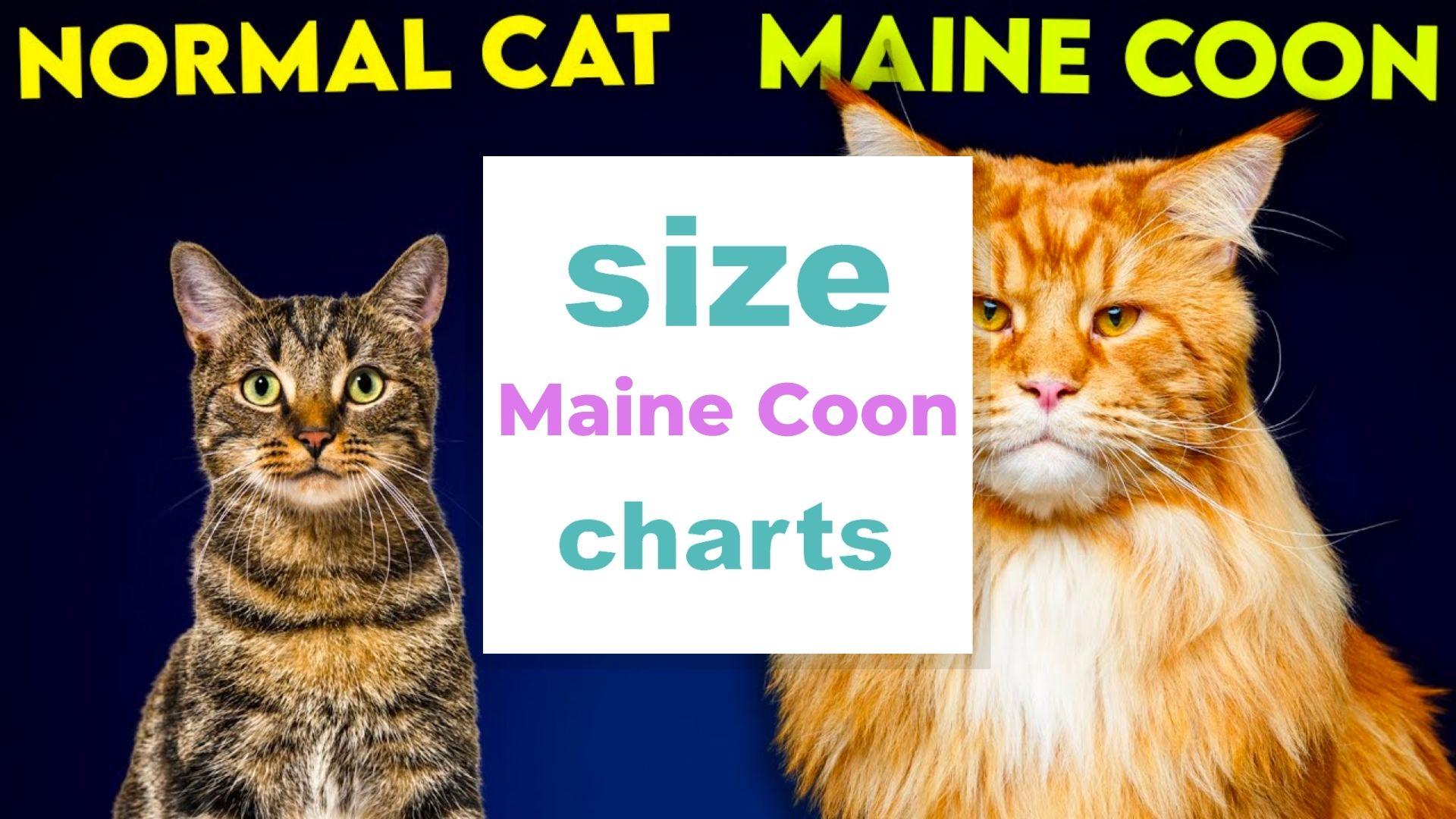 Maine Coon Size Chart by Age and Compared to Other Cat Breeds