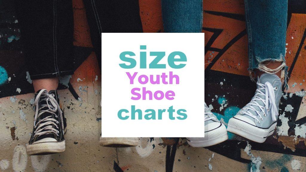 Youth Shoe Size Chart - US - UK - EU Sizing 