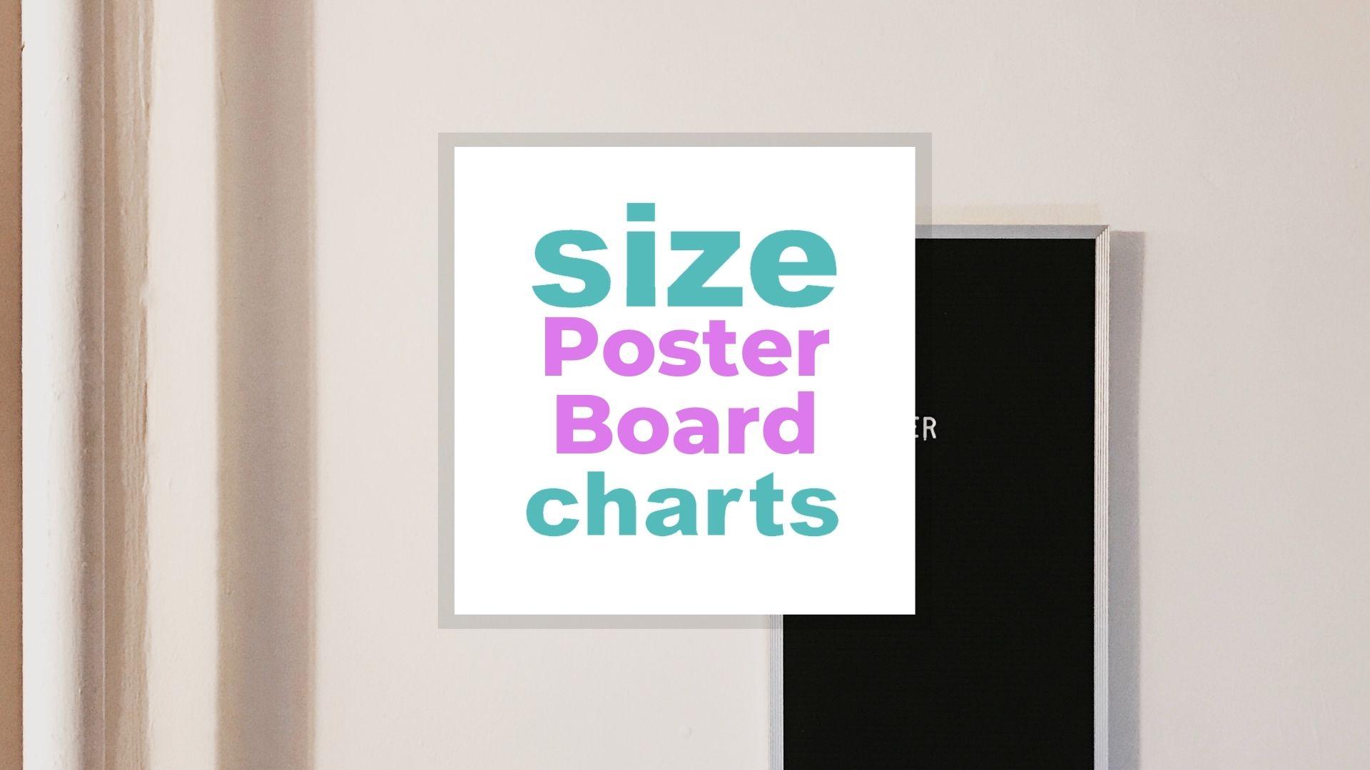 poster board sizes