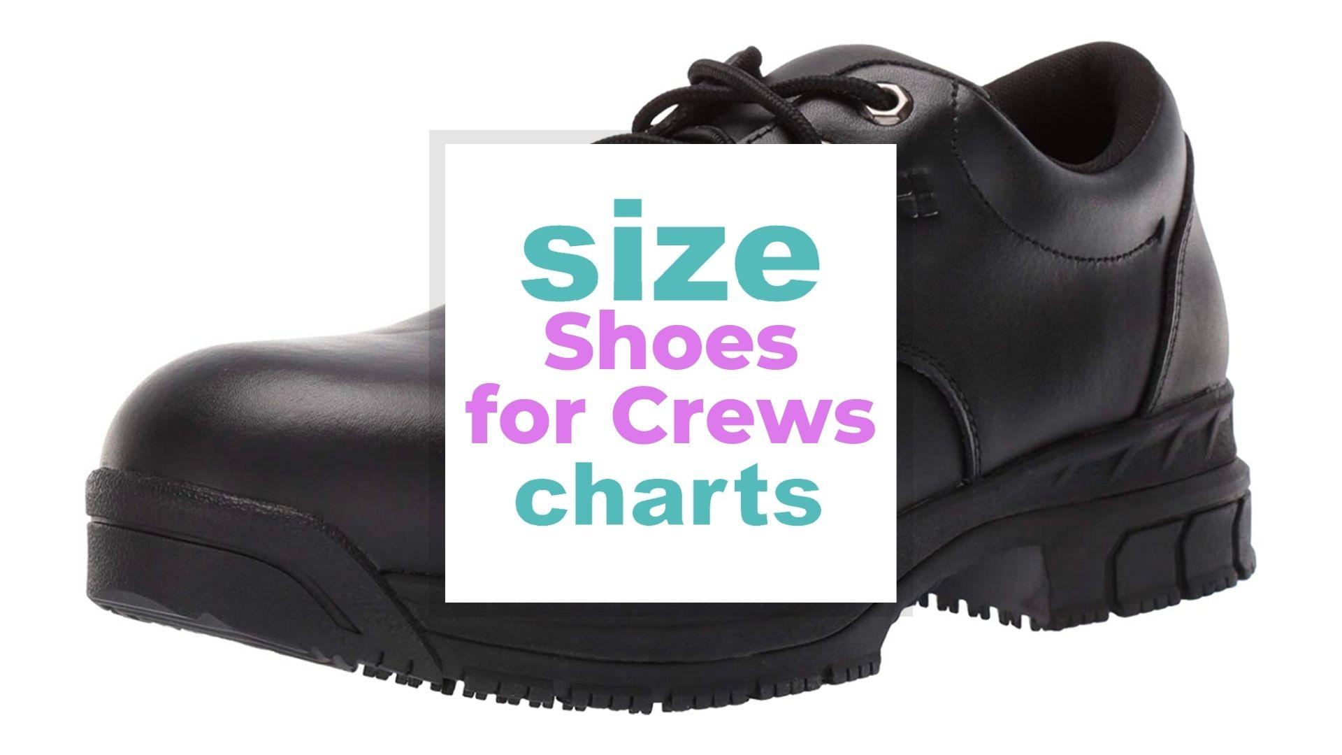 Shoes For Crews Size Chart For Men And Womens Work Shoes 7269