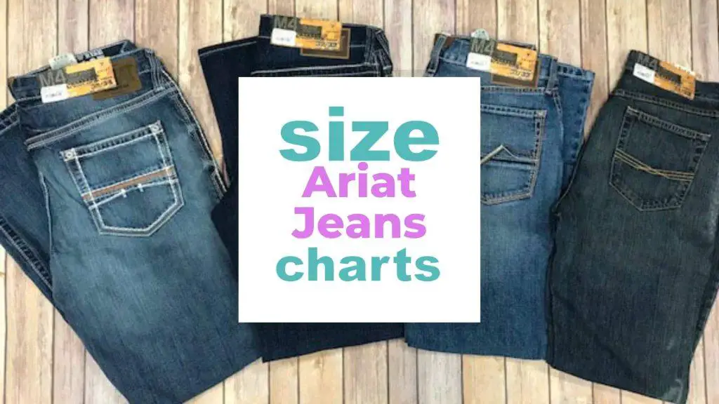Ariat Jeans Size Chart for Men, Women and Kids size-charts.com