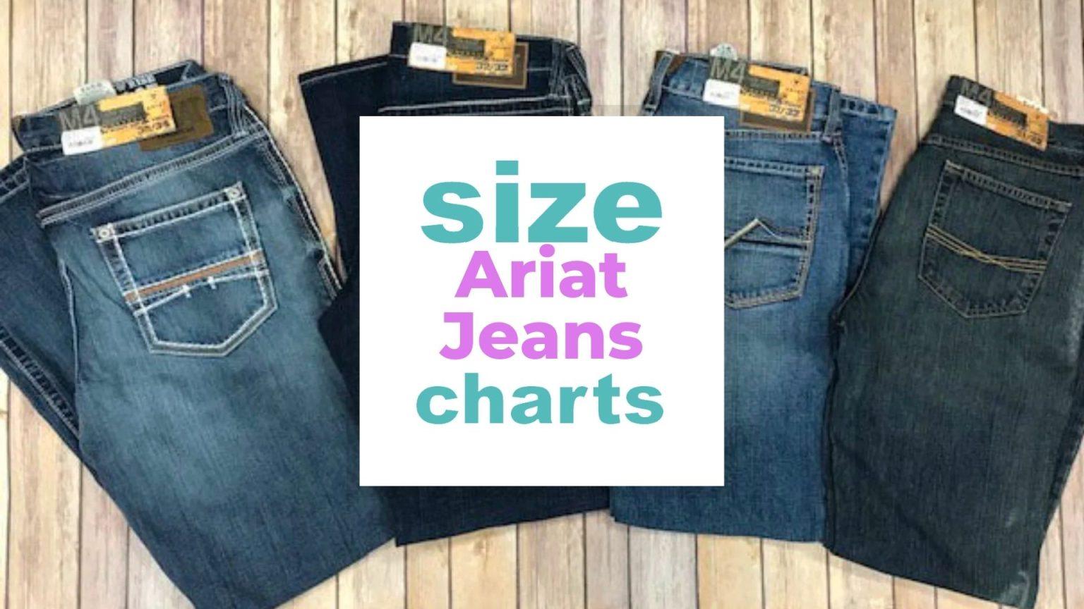 Ariat Jeans Size Chart for Men, Women and Kids When