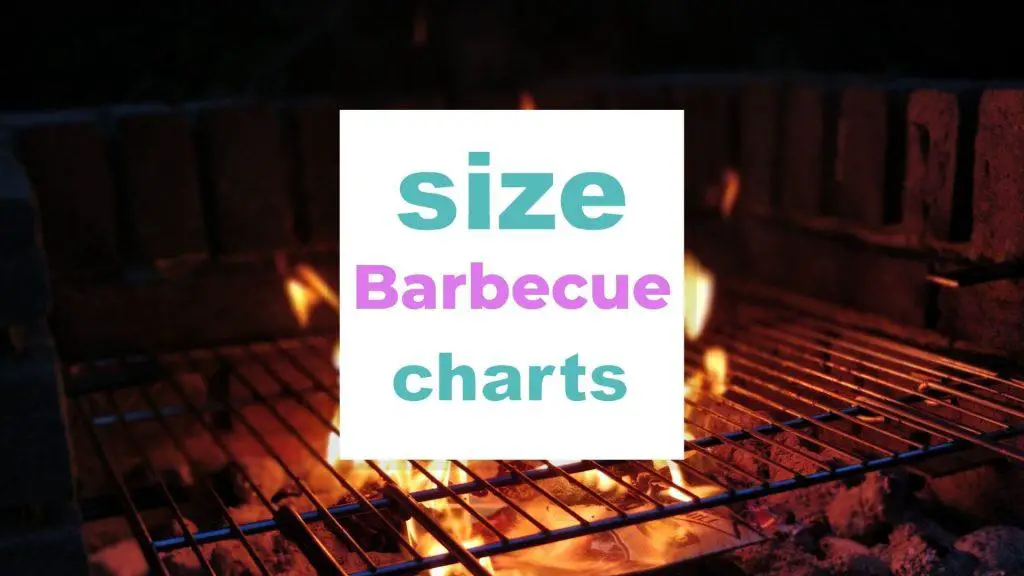 Barbecue Size and Dimensions size-charts.com