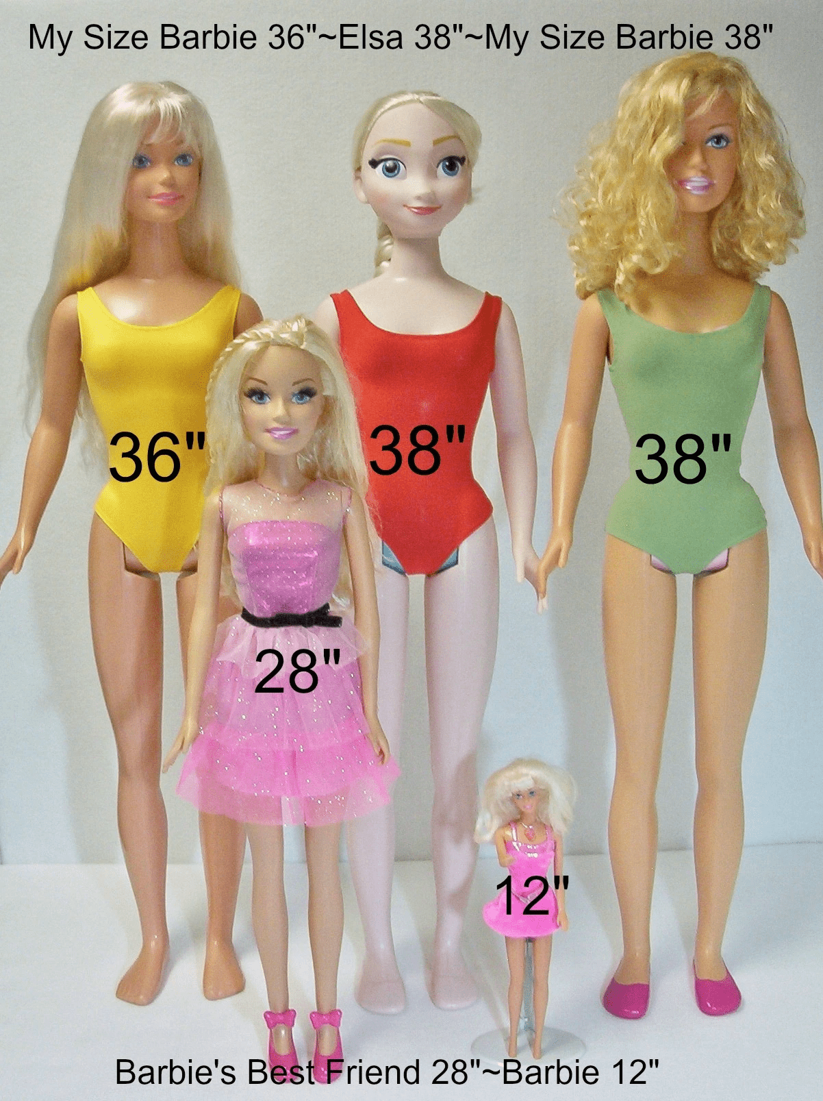 Barbie Doll Size What are different sizes of Barbie